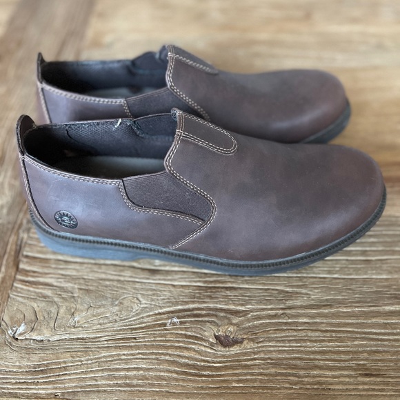 SOLD. Men's Size 10 Earth Spirit Slip On Shoe. Brown Leather. - Picture 4 of 5